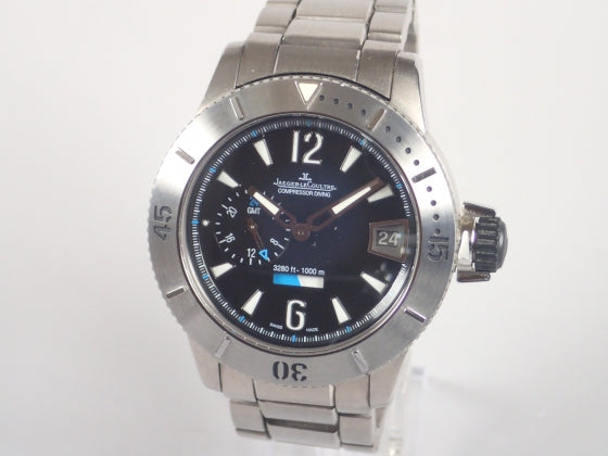 ジャガールクルト マスターコンプレッサー ダイビング GMT TITANIUM Q187T170 1500本限定モデル