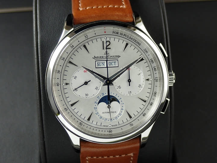 ジャガールクルト マスターコントロール クロノグラフカレンダー Ref.Q4138420 シルバー文字盤 中古 3103CY55