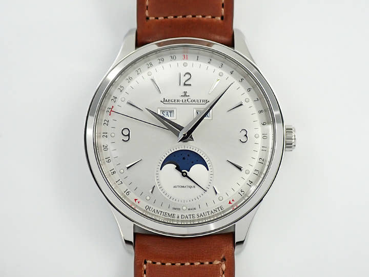 ジャガールクルト マスター コントロール カレンダー Ref.Q4148420 シルバー文字盤 中古 348JW6M5
