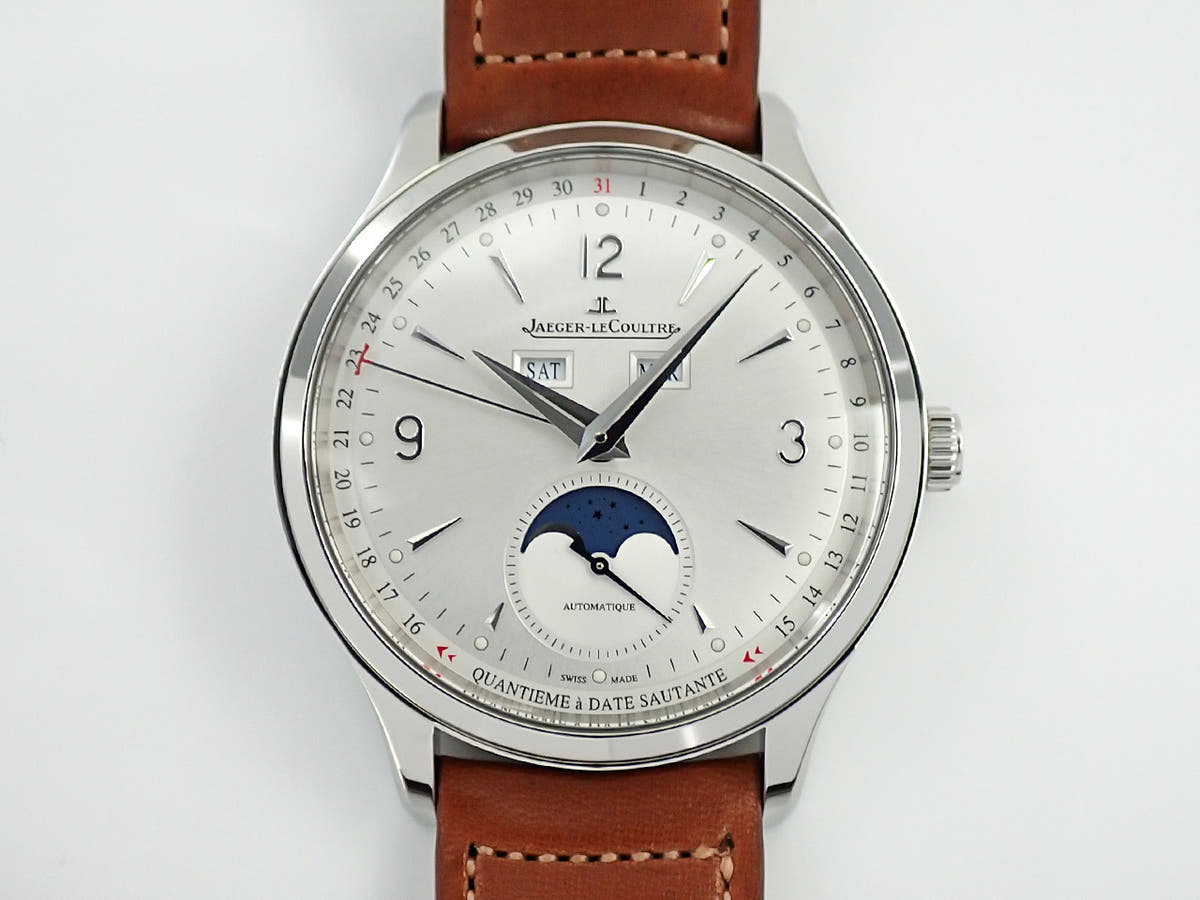 ジャガールクルト マスター コントロール カレンダー Ref.Q4148420 シルバー文字盤 中古 348JW6M5