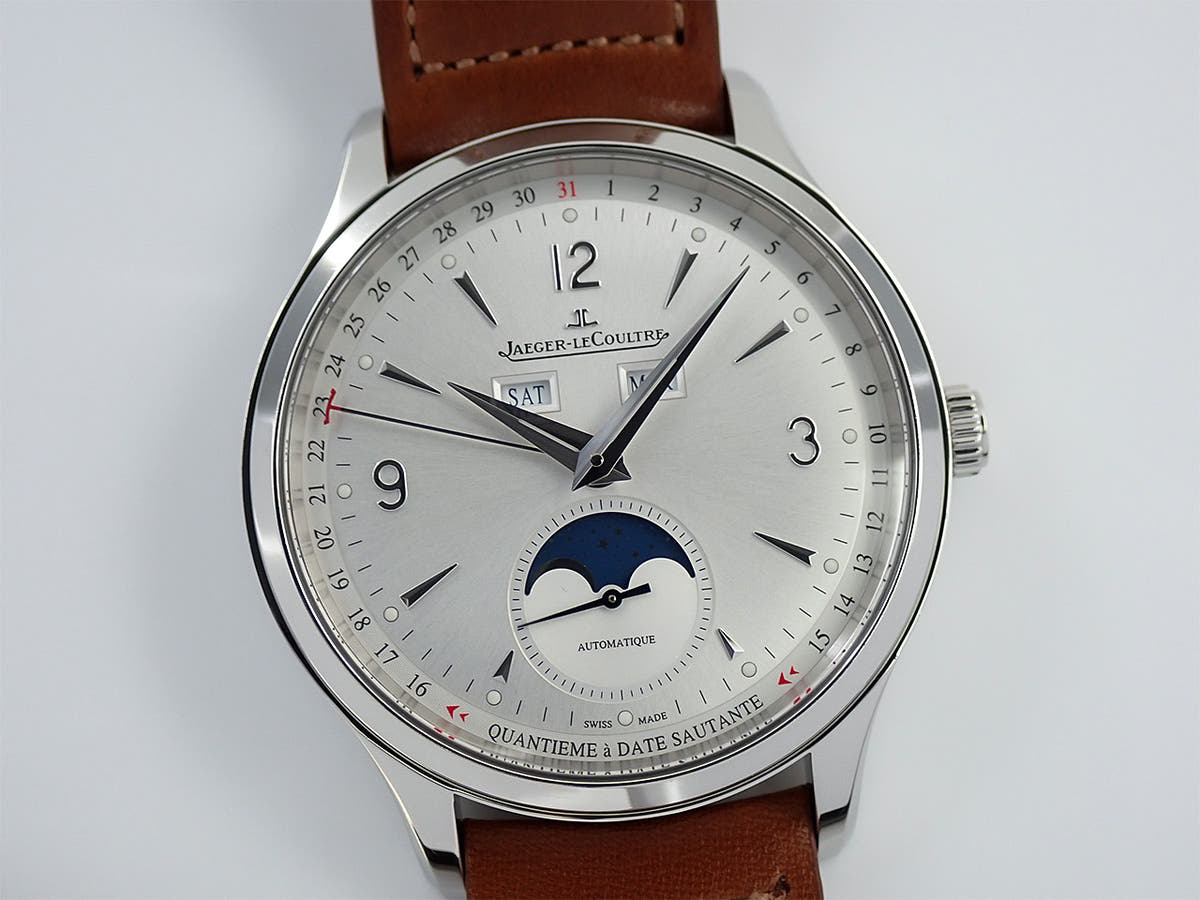 ジャガールクルト マスター コントロール カレンダー Ref.Q4148420 シルバー文字盤 中古 348JW6M5