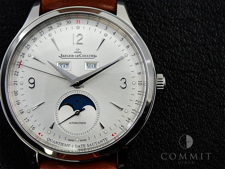 ジャガールクルト マスター コントロール カレンダー Ref.Q4148420 シルバー文字盤 中古 348JW6M5