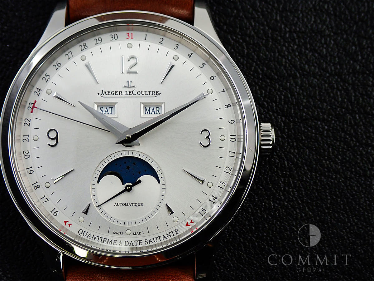 ジャガールクルト マスター コントロール カレンダー Ref.Q4148420 シルバー文字盤 中古 348JW6M5
