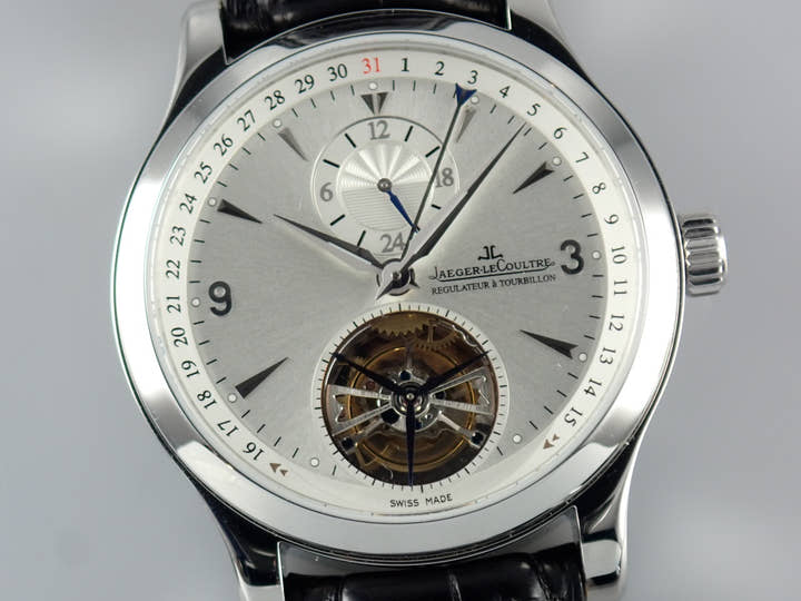 ジャガールクルト マスター Ref.Q1658420 シルバー文字盤 中古 master-tourbillon