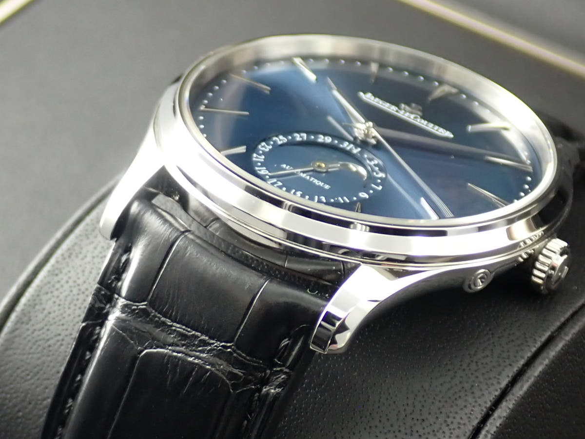 Jaeger-LeCoultre Master Ultra Slim Moon Ref.Q1368480 Blue Dial Very Good Condition JUA33141