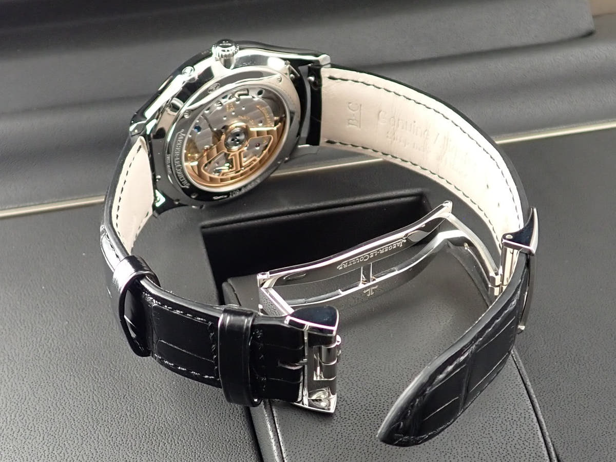 Jaeger-LeCoultre Master Ultra Slim Moon Ref.Q1368480 Blue Dial Very Good Condition JUA33141