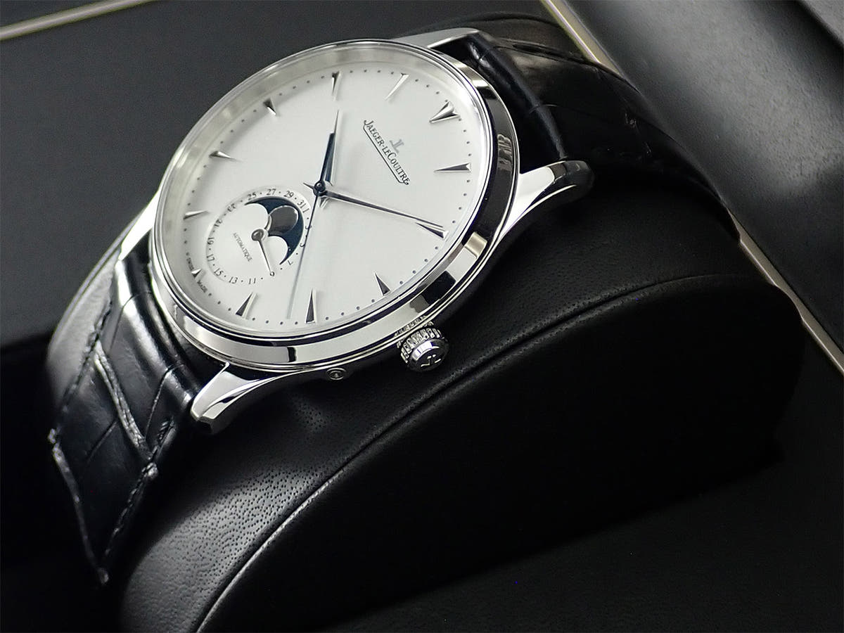 Jaeger-LeCoultre Master Ultra Thin Moon Ref.Q1368420 Silver Dial Used 27SXHPWK