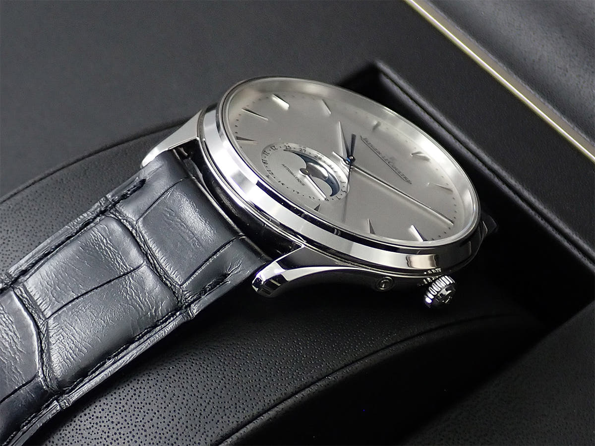 Jaeger-LeCoultre Master Ultra Thin Moon Ref.Q1368420 Silver Dial Used 27SXHPWK