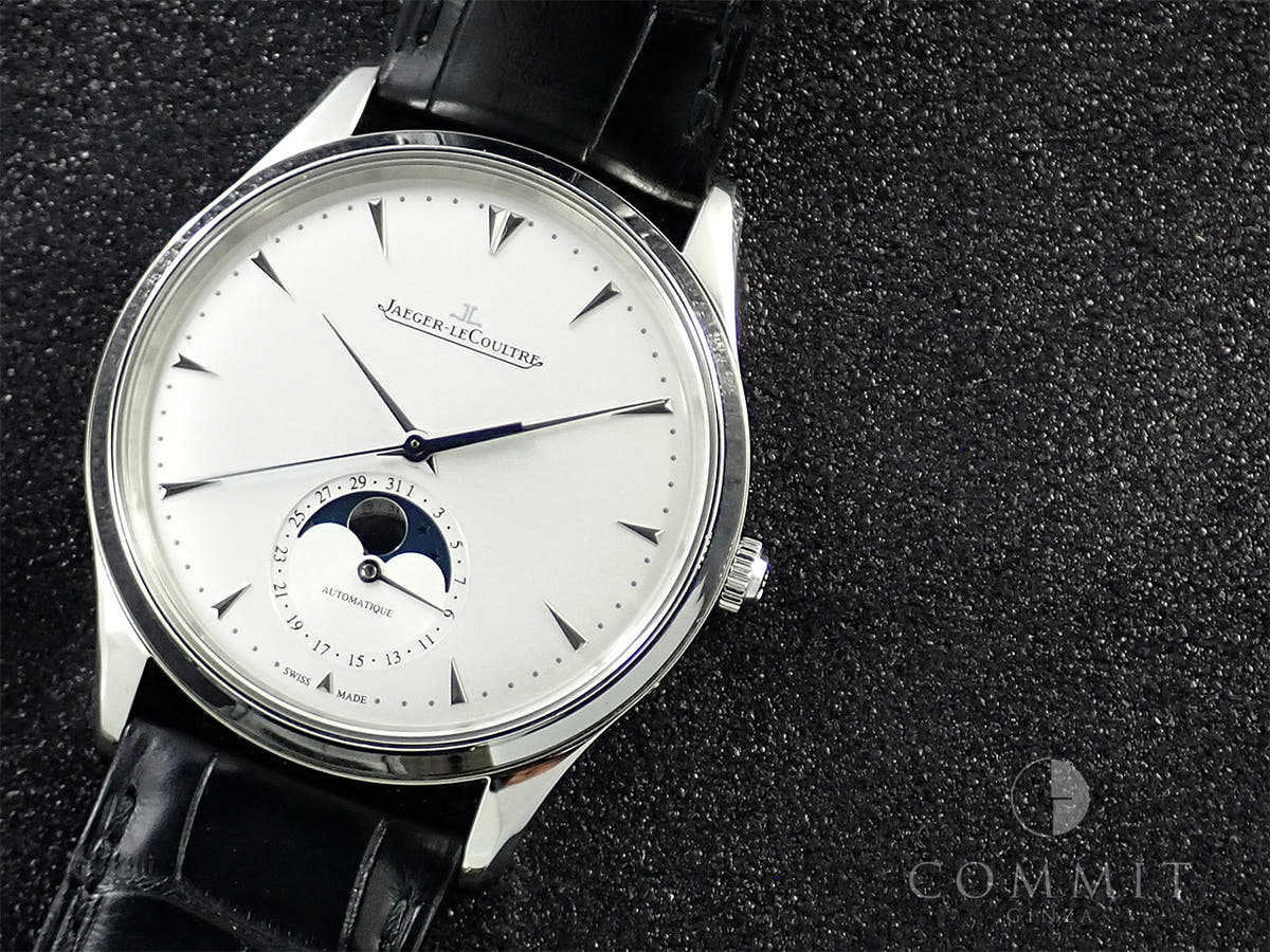 Jaeger-LeCoultre Master Ultra Thin Moon Ref.Q1368420 Silver Dial Used 27SXHPWK