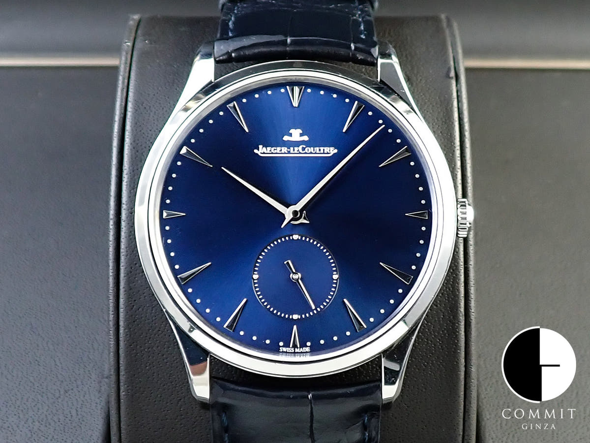 Jaeger-LeCoultre Master Ultra Slim Small Second Ref.Q1358480 Blue Dial Used H38LPTKS