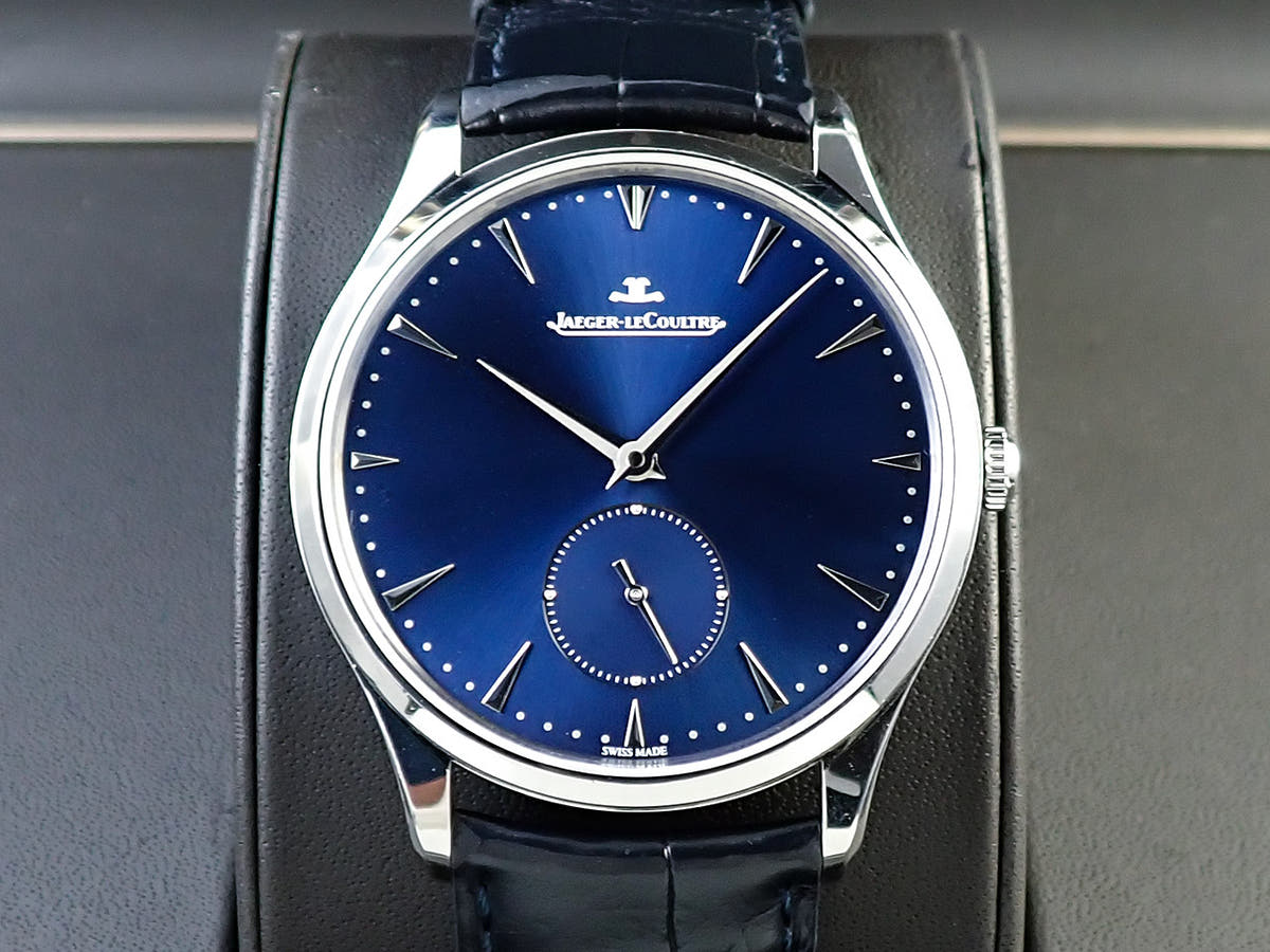 Jaeger-LeCoultre Master Ultra Slim Small Second Ref.Q1358480 Blue Dial Used H38LPTKS