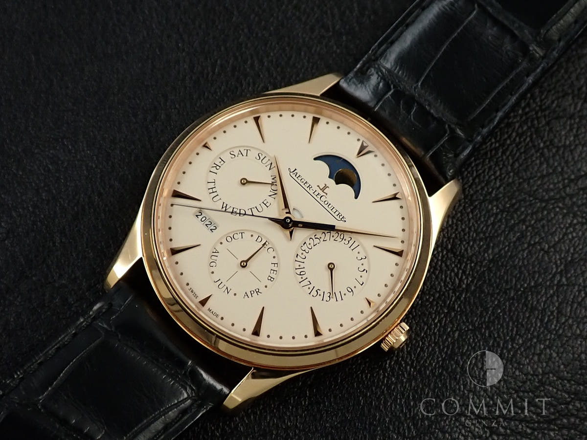 Jaeger-LeCoultre Master Ultra Slim Perpetual Calendar Ref.Q1302520 Eggshell Beige Dial Used 8LV9P8RA