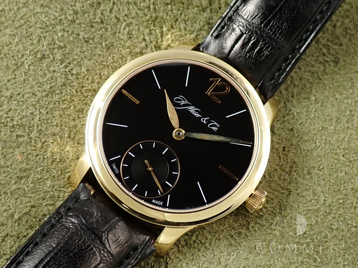 H.モーザー マユ Ref.321.503-007 ブラック文字盤 中古 F58YUW47