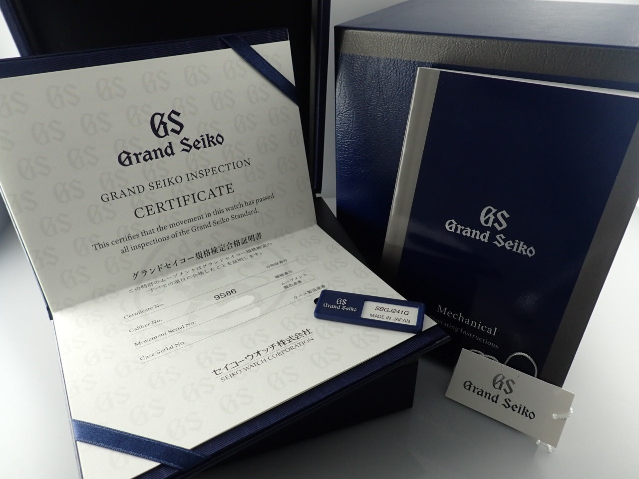 Grand Seiko Mechanical Hi-Beat 36000 GMT Asia Limited Edition SS Ref.SBGJ241 &lt;Box and Others&gt;