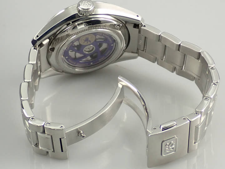 グランドセイコー メカニカル ハイビート 36000 Ref.SBGH267 ブルー文字盤 美品 KF1UT749