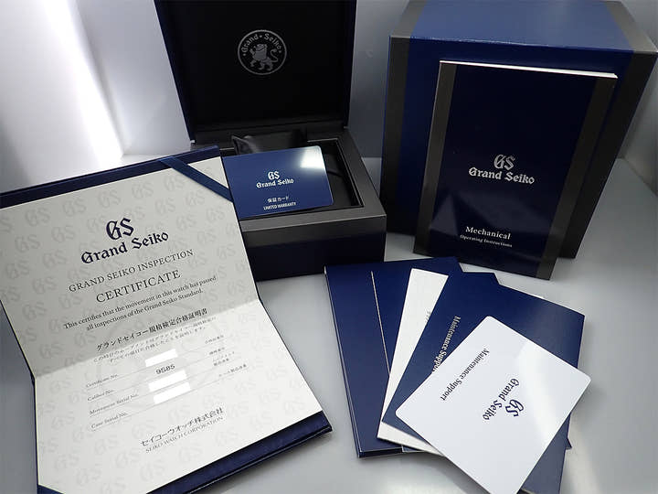 グランドセイコー メカニカル ハイビート 36000 銀座限定 2022モデル Ref.SBGH297 スカイブルー文字盤 未使用 V2042HZ4