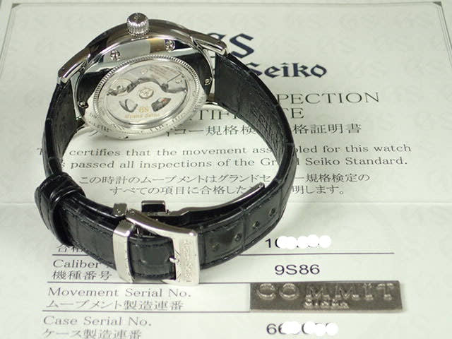 グランドセイコー メカニカル Ref.SBGJ019 ブラック文字盤 中古 mechanical-4