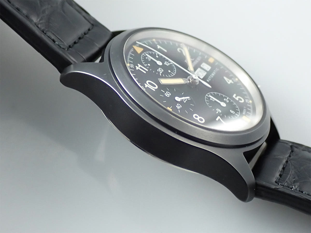 IWC メカニカルフリーガークロノグラフ Ref.IW3705-03 ブラック文字盤 中古 T456RRSK