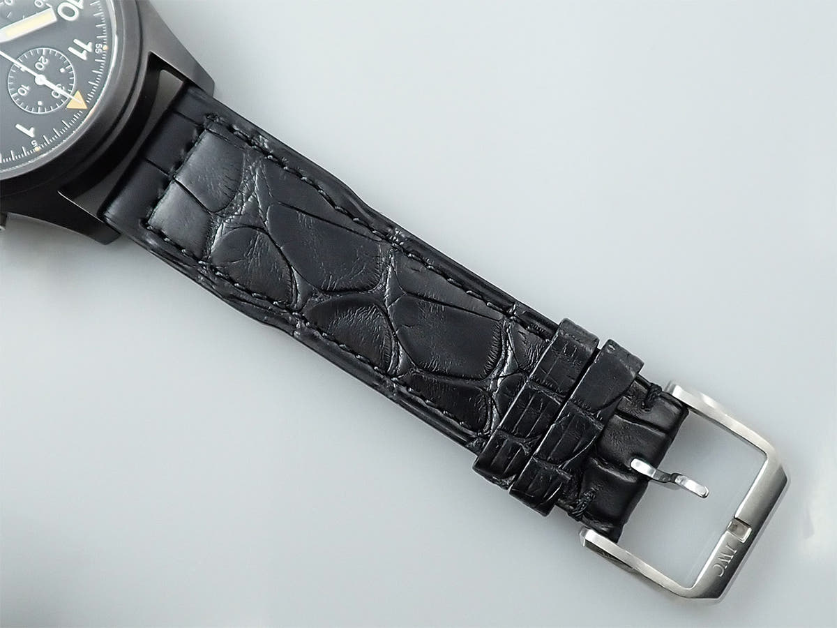 IWC メカニカルフリーガークロノグラフ Ref.IW3705-03 ブラック文字盤 中古 T456RRSK