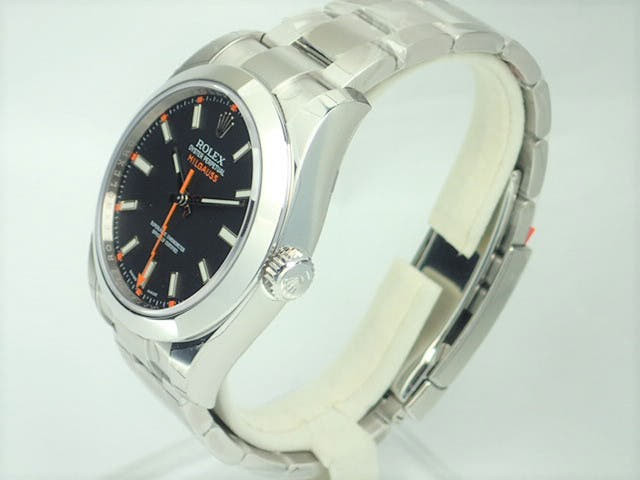 ロレックス ミルガウス Ref.116400 ブラック文字盤 未使用 milgauss-14