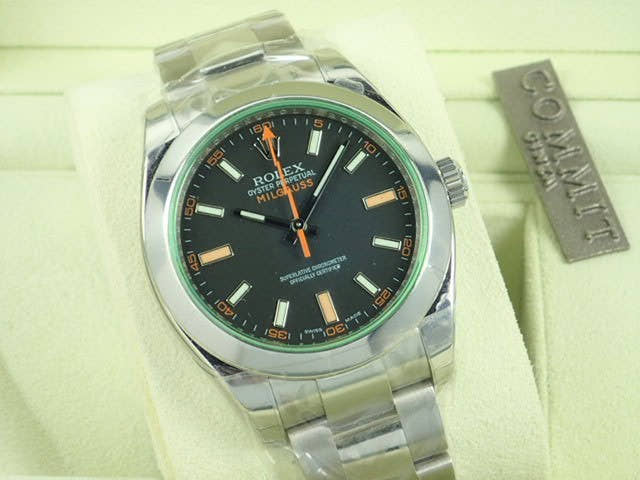 ロレックス ミルガウス Ref.116400GV ブラック文字盤 中古 milgauss-15