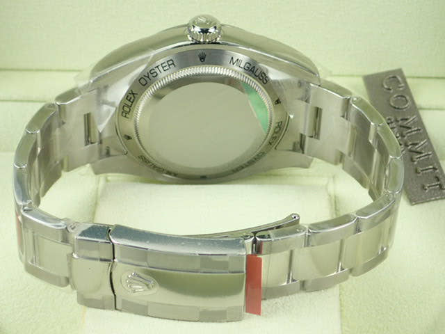 ロレックス ミルガウス Ref.116400GV ブラック文字盤 中古 milgauss-15