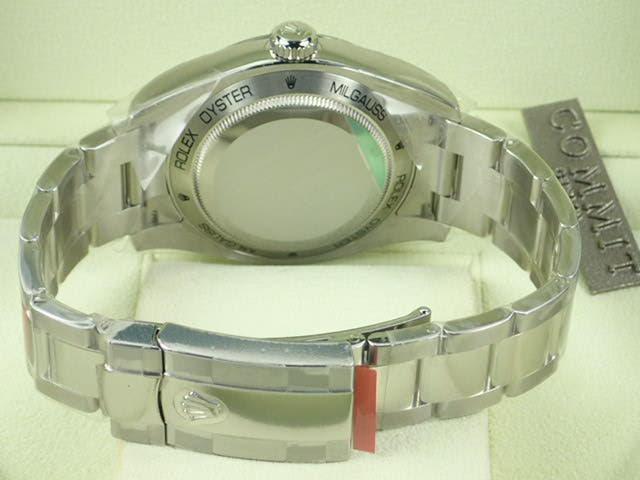 ロレックス ミルガウス Ref.116400GV ブラック文字盤 中古 milgauss-15