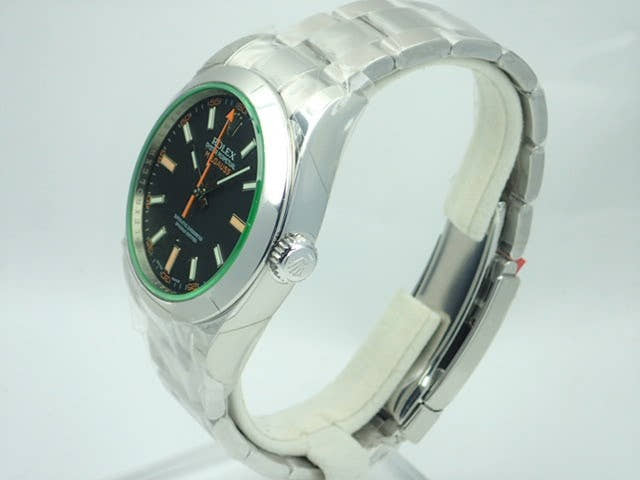 ロレックス ミルガウス Ref.116400GV ブラック文字盤 中古 milgauss-15