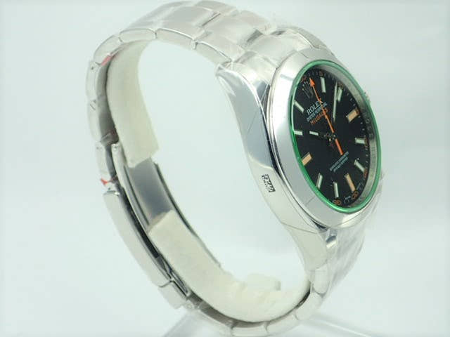 ロレックス ミルガウス Ref.116400GV ブラック文字盤 中古 milgauss-15