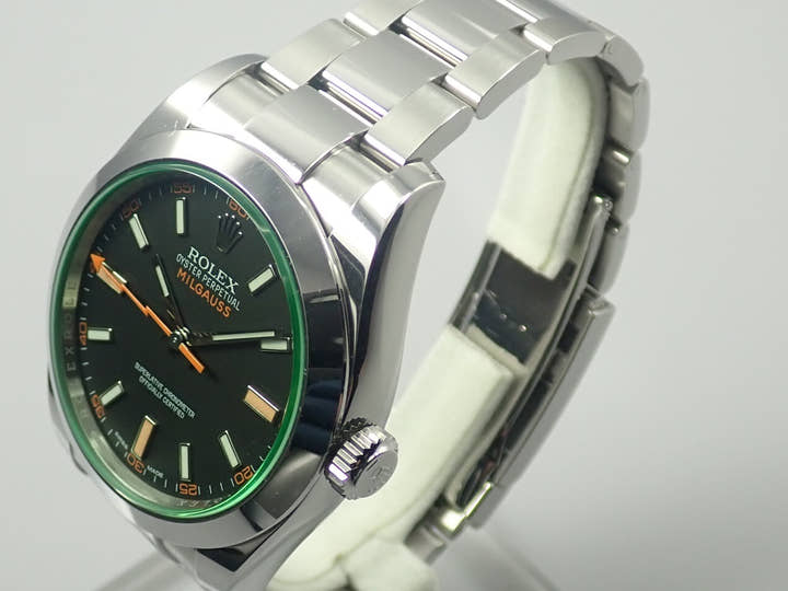 Rolex Milgauss Ref. 116400GV Stainless Steel Black Dial