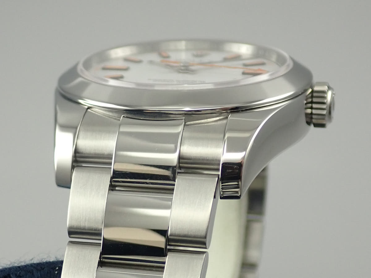 ロレックス ミルガウス Ref.116400 ホワイト文字盤 美品 2PCVR878