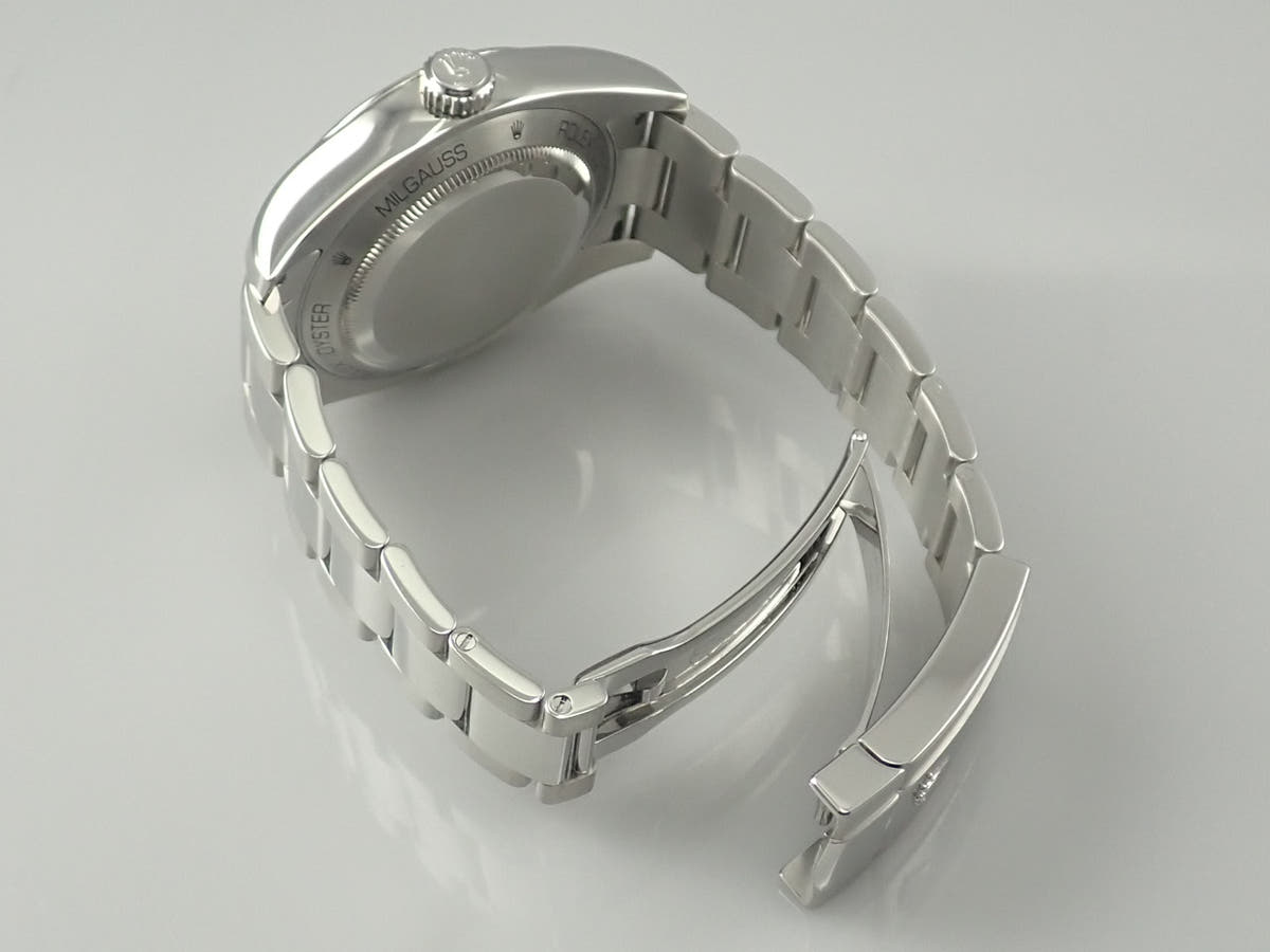 ロレックス ミルガウス Ref.116400 ホワイト文字盤 美品 2PCVR878