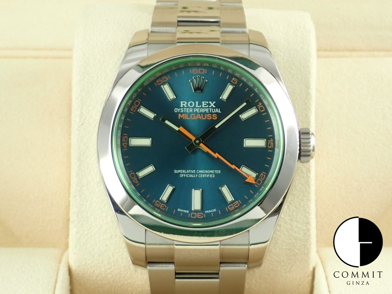 Rolex Milgauss Z-BLUE &lt;Warranty box and other items&gt;