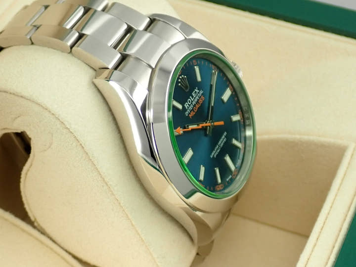 ロレックス ミルガウス Ref.116400GV ステンレススチール Zブルー文字盤