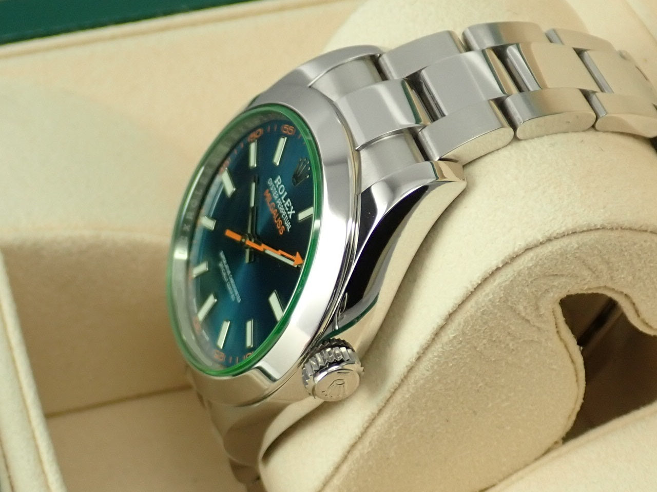 Rolex Milgauss Z-BLUE &lt;Warranty box and other items&gt;