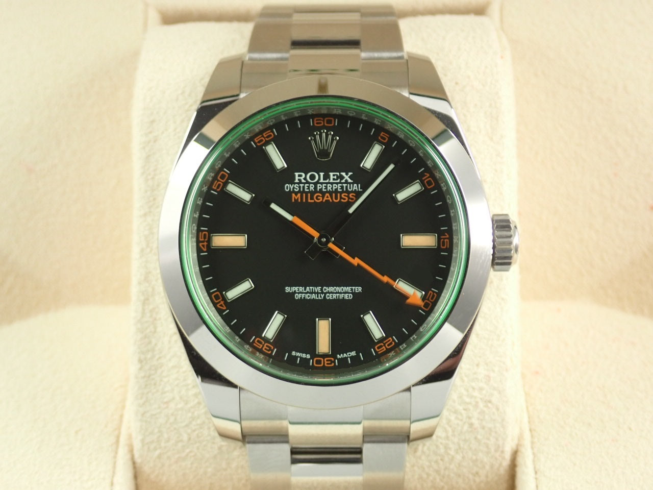 Rolex Milgauss Black Dial &lt;Warranty Box and Others&gt;