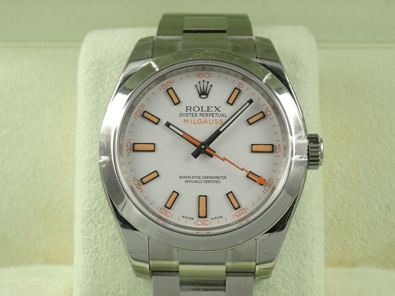 Rolex Milgauss M serial number &lt;Warranty, box, etc.&gt;