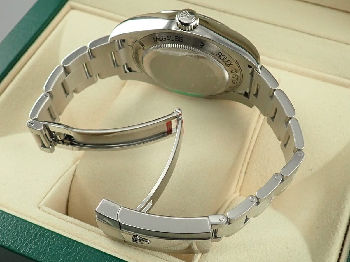 ロレックス ミルガウス Ref.116400GV Zブルー文字盤 極美品 TAS43AFU
