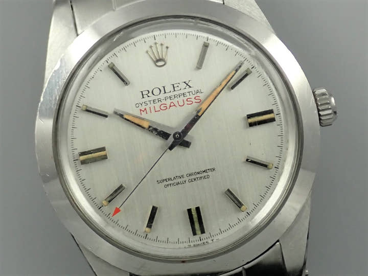 ロレックス ミルガウス Ref.1019 ステンレススチール シルバー文字盤