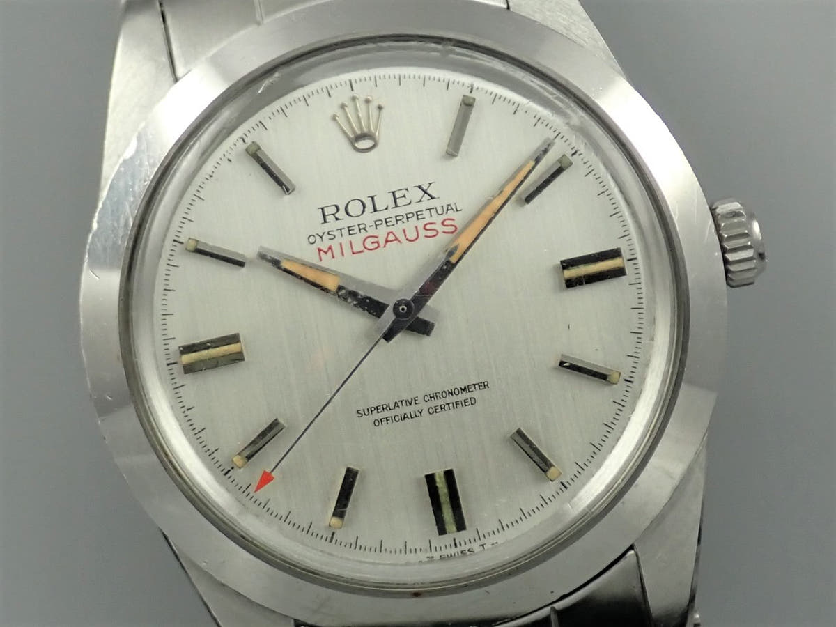 ロレックス ミルガウス Ref.1019 シルバー文字盤 中古 8T150998