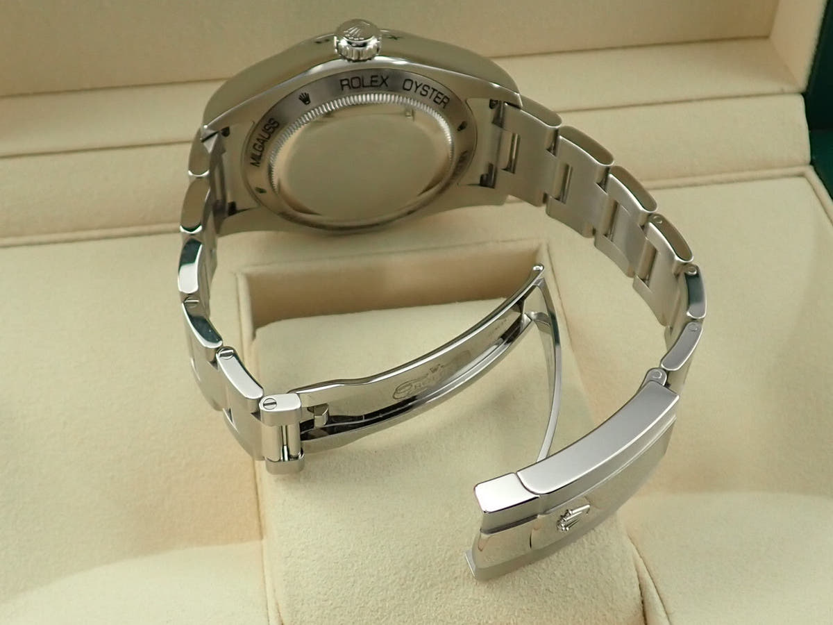 ロレックス ミルガウス Ref.116400GV Zブルー文字盤 美品 WACRLW7W