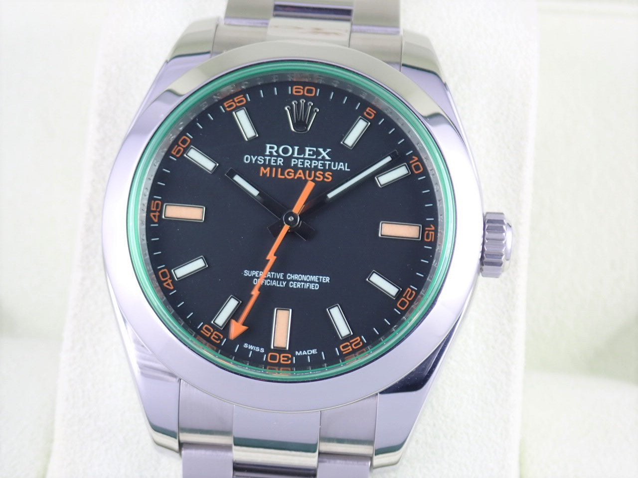 Rolex Milgauss Green Glass G Series