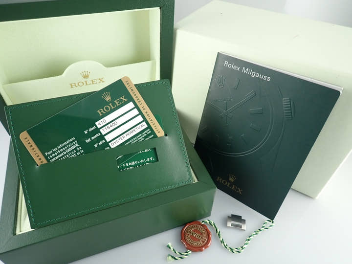 ロレックス ミルガウス Ref.116400 ブラック文字盤 中古 milgauss-19
