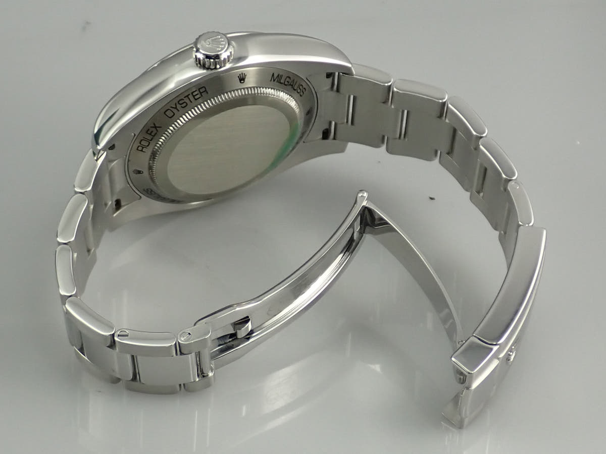 ロレックス ミルガウス Ref.116400 ブラック文字盤 美品 T2PR4W87