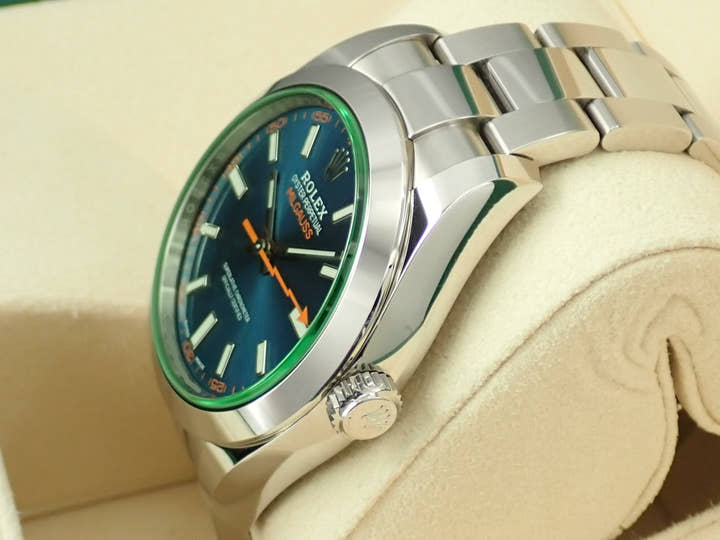 ロレックス ミルガウス Ref.116400GV ステンレススチール Zブルー文字盤