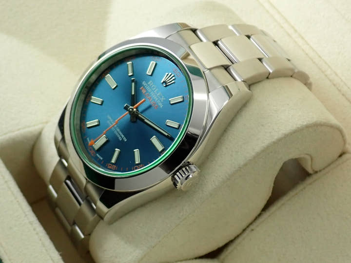 ロレックス ミルガウス Ref.116400GV ステンレススチール Zブルー文字盤