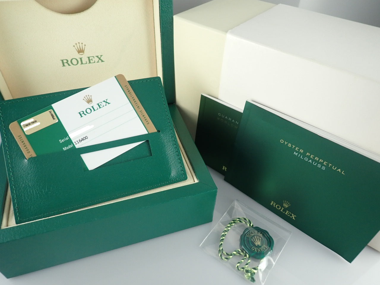 Rolex Milgauss White Dial Random Like New &lt;Warranty, Box, etc.&gt;