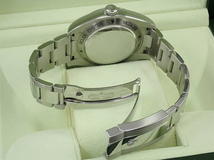 ロレックス ミルガウス Ref.116400GV ステンレススチール ブラック文字盤