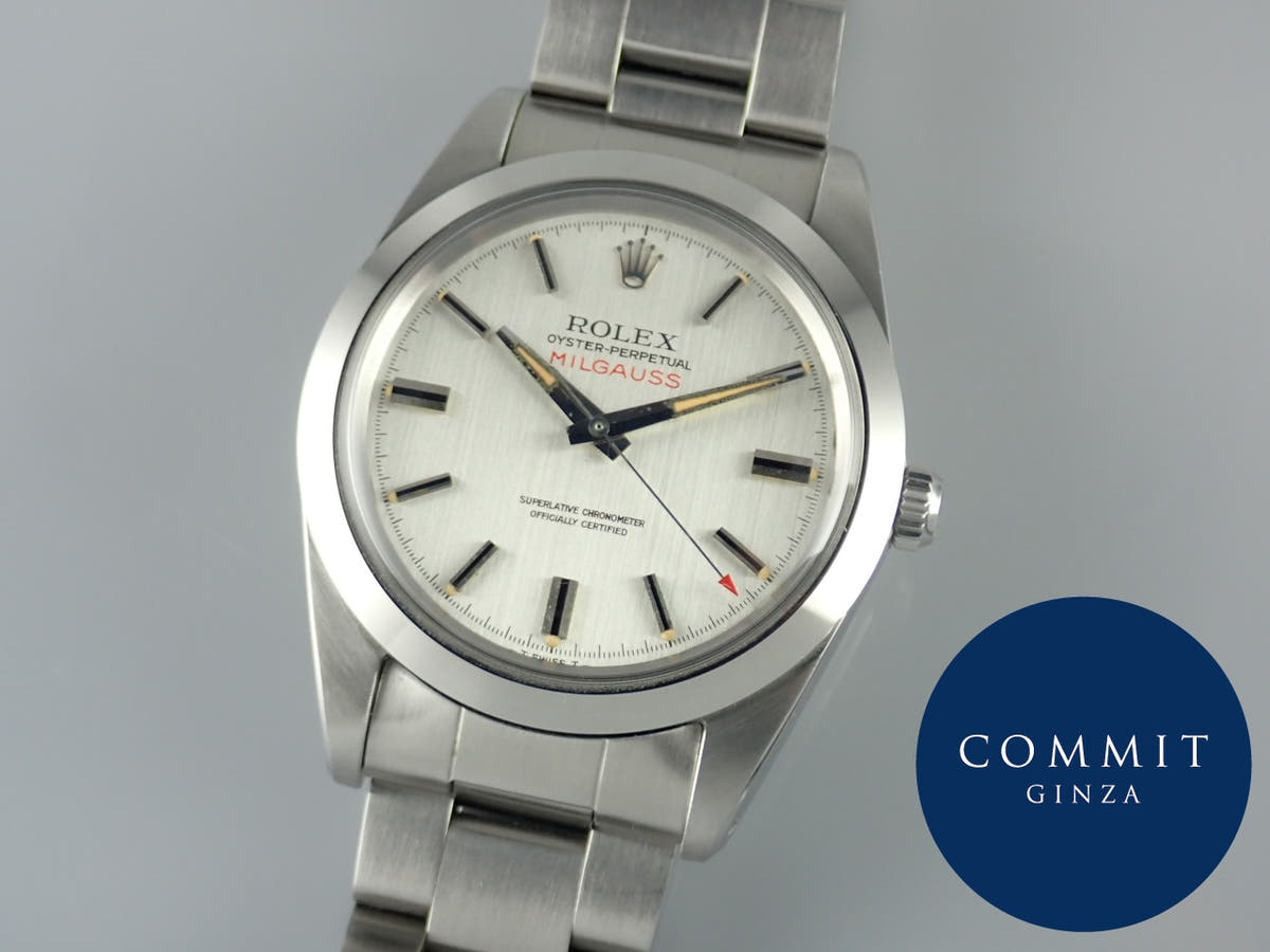ロレックス ミルガウス Ref.1019 シルバー文字盤 中古 milgauss-22