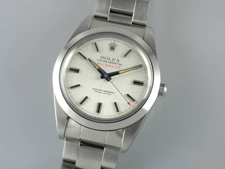 ロレックス ミルガウス Ref.1019 シルバー文字盤 中古 milgauss-22